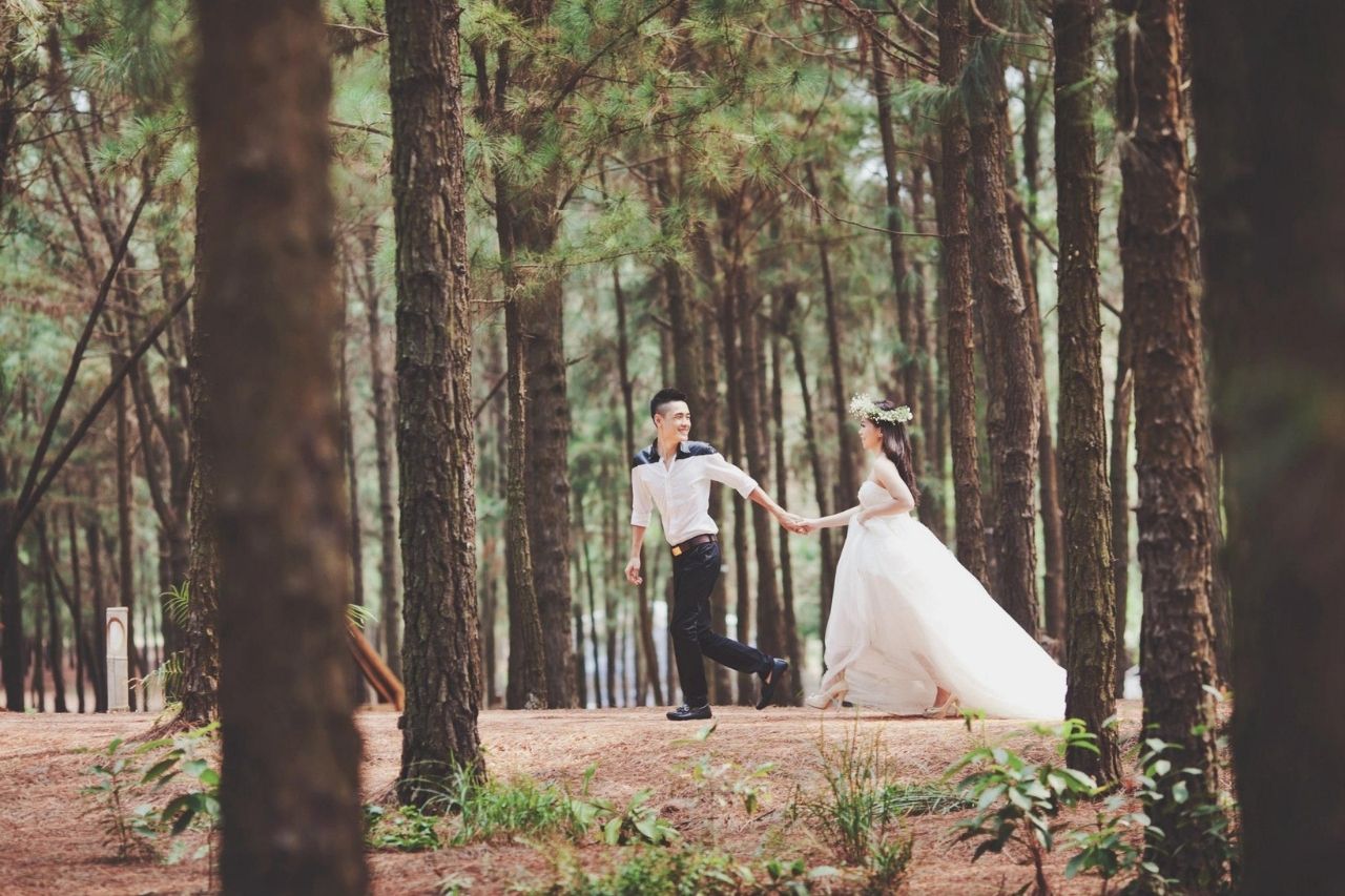 Chụp ảnh cưới và tổ chức tiệc cưới tại Flamingo Đại Lải