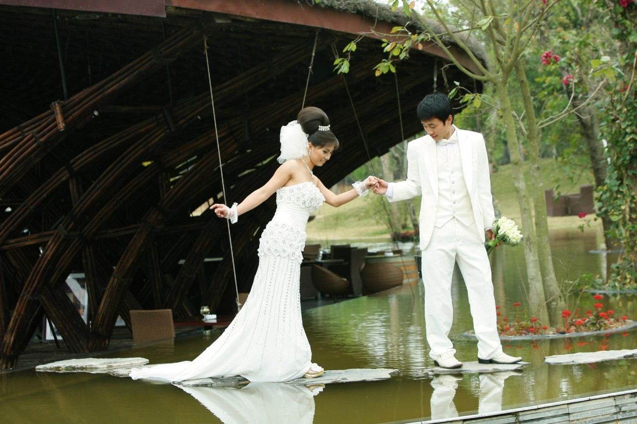 Chụp ảnh cưới và tổ chức tiệc cưới tại Flamingo Đại Lải