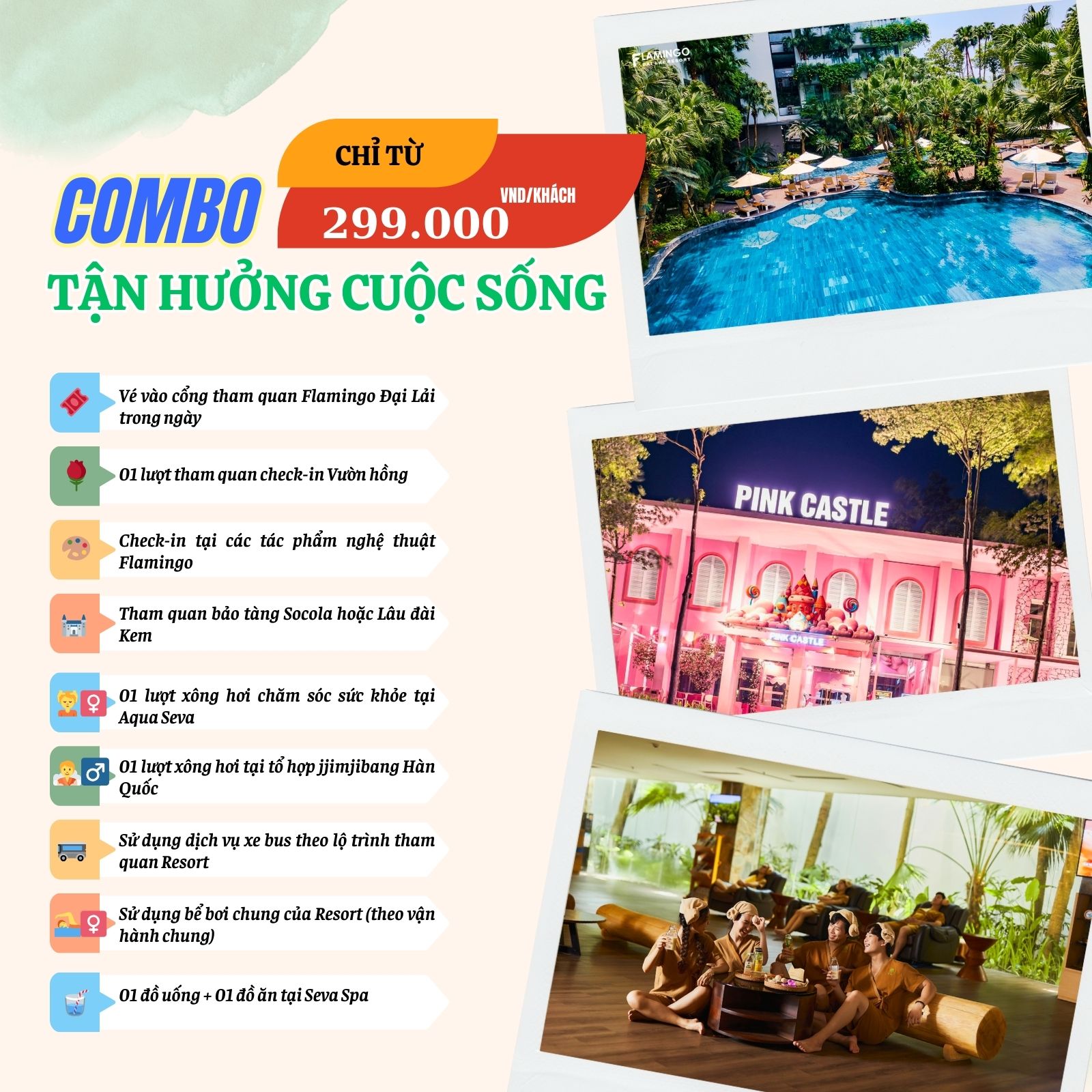 Đi chơi Flamingo Đại Lải trong ngày