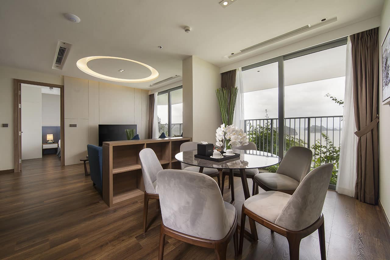 ☘️Căn hộ 2 Phòng ngủ Flamingo Cát Bà View Biển (4 người lớn + 2 trẻ em)