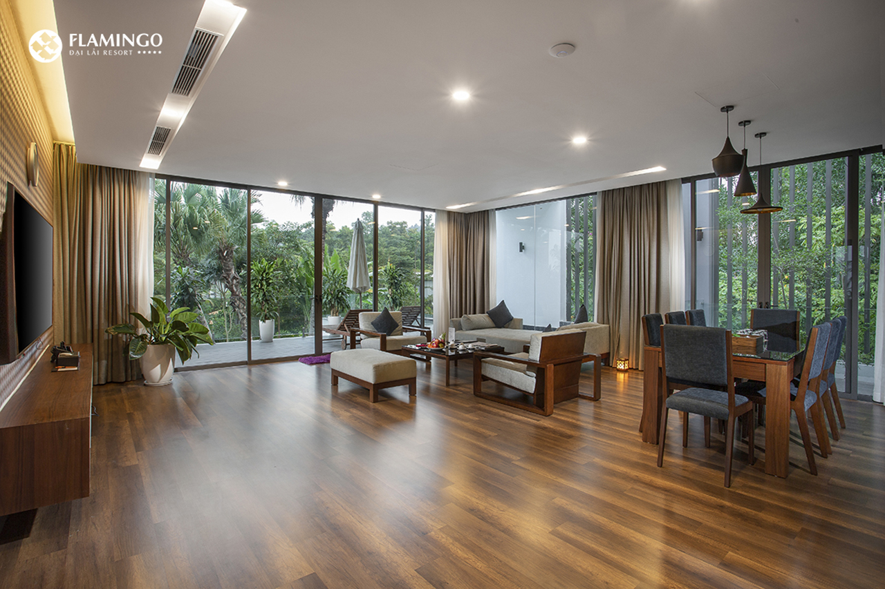 🏊Villa 2 phòng ngủ Flamingo Đại Lải Hồ bơi riêng (04 người lớn + 02 trẻ em)