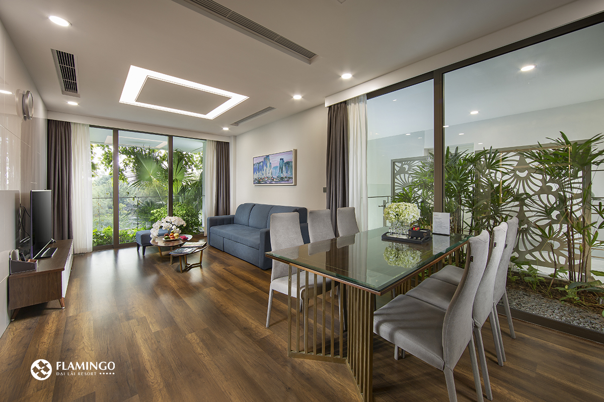 🏝️Giá Sky Villa 2 Phòng Ngủ Flamingo Đại Lải (04 người lớn + 02 trẻ em)