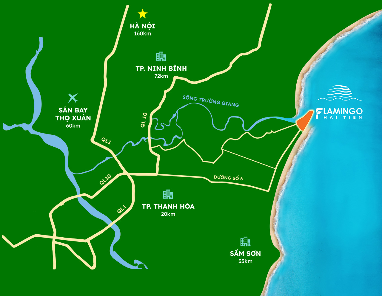 Flamingo Ibiza Hải Tiến Resort