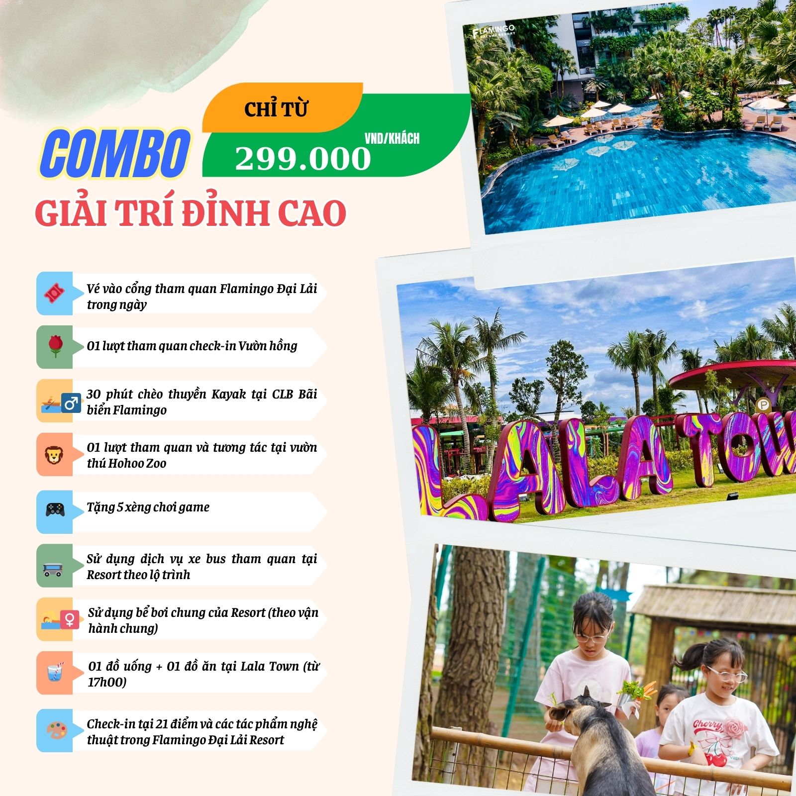 Đi chơi Flamingo Đại Lải trong ngày