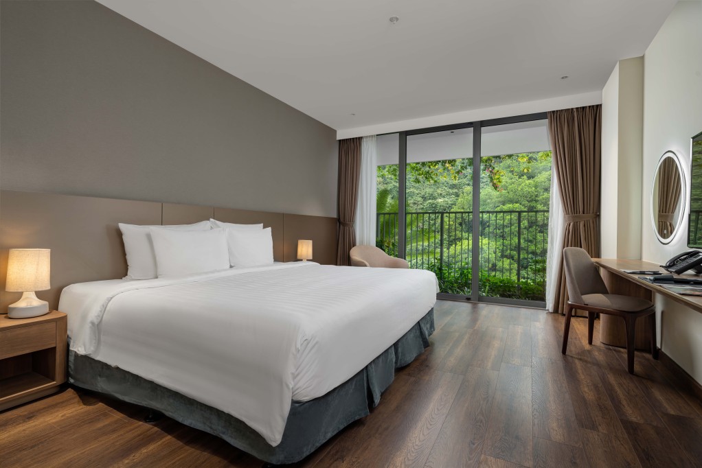 Deluxe Mountain View Flamingo Cat Ba Resort 1 2