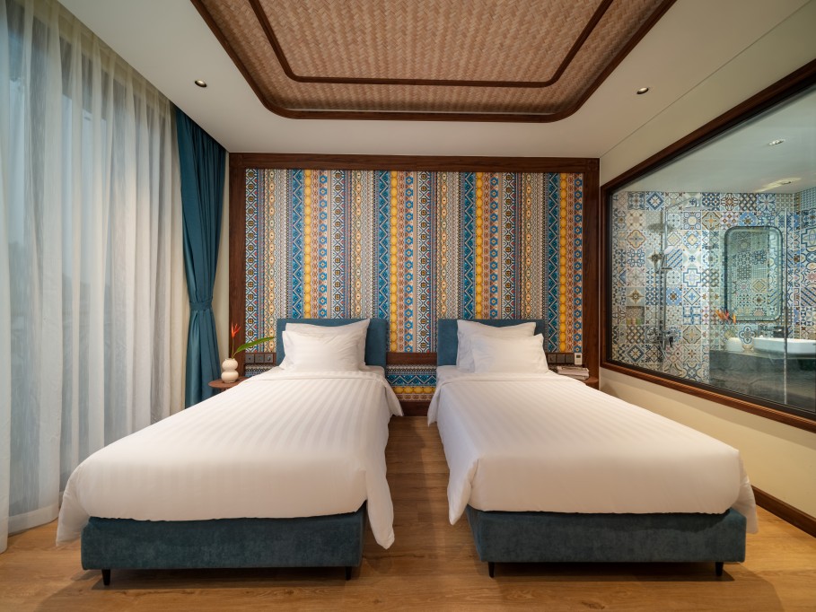 Deluxe Twin Flamingo Tan Trao Resort 7