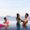 check in tai ho boi sea pool flamingo cat ba